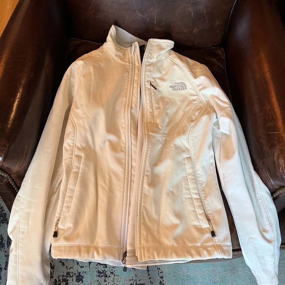 North Face white jacket